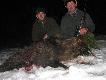 Wsp�lna fotka z wczorajszym dzikiem wujka Tomka 26.02.2013r  