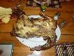 Na naszym stole po �ci�gni�ciu sk�ry znalaz� sie g�uszec... niestety by� stary i bardzo twardy...