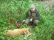 Wid�ak N pad� w miejscu ale ci�ko by�o go namierzy� w tych trawach , jamnior szybko zrobi� co do niego nale�a�o 