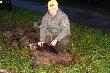 Dzisiejsze polowanie Hubertowskie okaza�o si� dla mnie szcz�liwe, uda�o mi si� strzeli� warchlaka. W dniu swego �wi�ta �w Hubert by� bardzo hojny, na pokocie znalaz�y si� 3 �anie, ciel�, 5 dzik�w i koza. Darz B�r! 