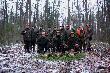 8 grudnia 2013. K�zki strzelili, od lewej - Rysiu, Robert i Jarek.
