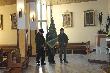 Poczet sztandarowy naszego Ko�a na Mszy hubertowskiej
