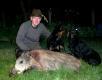 Amator "owsianki" pozyskany z podchodu. -3- dzik w sezonie. Dzi�kuj� �w. Hubercie  