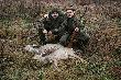 Ja i m�j brat Robert przy pierwszym w �yciu dublecie. Dublet sprezentowany przez �w. Huberta w dniu urodzin.