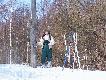Park Biebrza�ski.Gr�d Kobielne krzy� ku czci Antoniego Ody�ca.